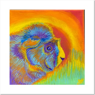 Psychedelic Guinea pig Posters and Art